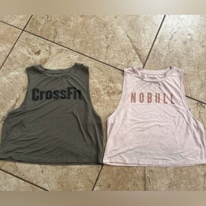 TWO NOBULL Crop Tanks